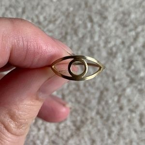 Brushed Brass Ring